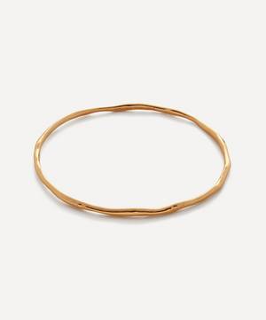 18ct Gold Plated Vermeil Silver Siren Muse Bangle Bracelet