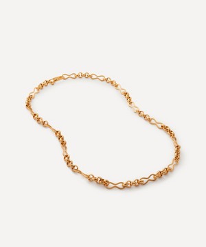 Monica Vinader - 18ct Gold-Plated Vermeil Silver Heritage Link Chain Necklace image number 0