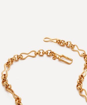 Monica Vinader - 18ct Gold-Plated Vermeil Silver Heritage Link Chain Necklace image number 2
