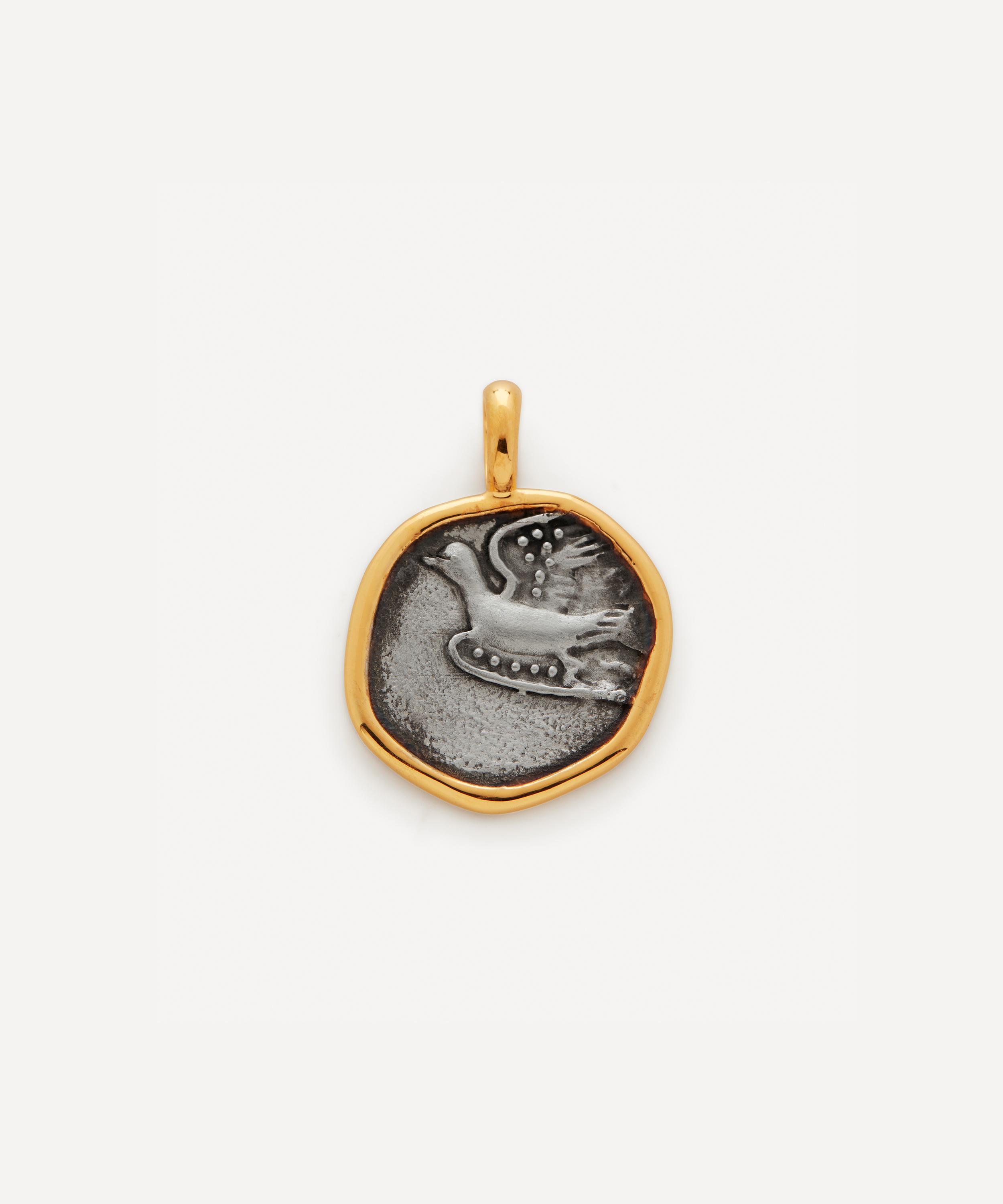 Monica Vinader - 18ct Gold Plated Vermeil Silver Peaceful Dove Pendant Charm