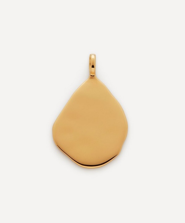 Monica Vinader - 18ct Gold Plated Vermeil Silver Siren Teardrop Pendant Charm image number null