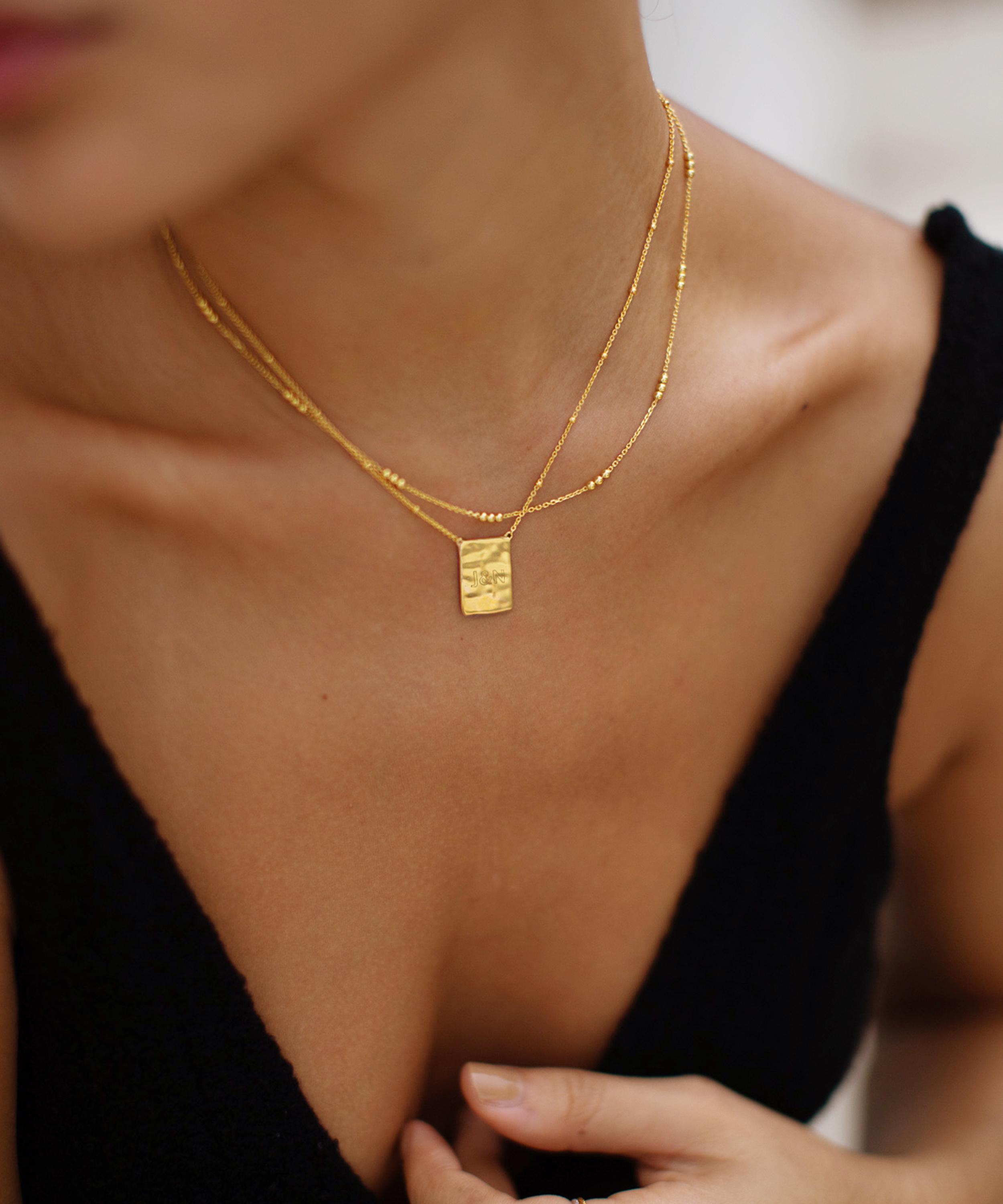 【MONICA VINADER】18KYGヴェルメイユ Siren Muse バンドリング Siren Muse Stacked Ring in 18k Gold Vermeil on Sterling