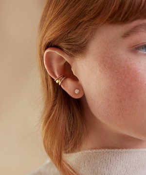 Monica Vinader - Rose Gold Plated Vermeil Silver Deia Ear Cuff image number 2