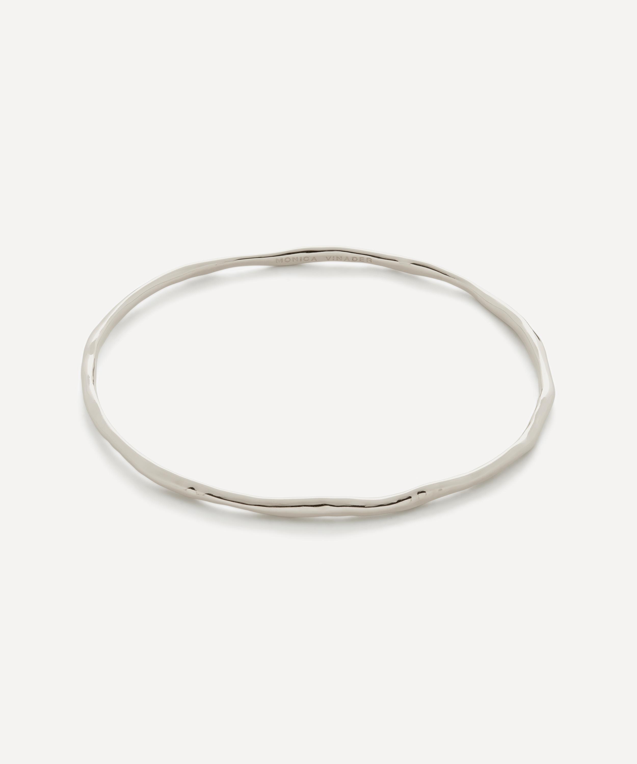 Monica Vinader - Sterling Silver Siren Muse Bangle Bracelet