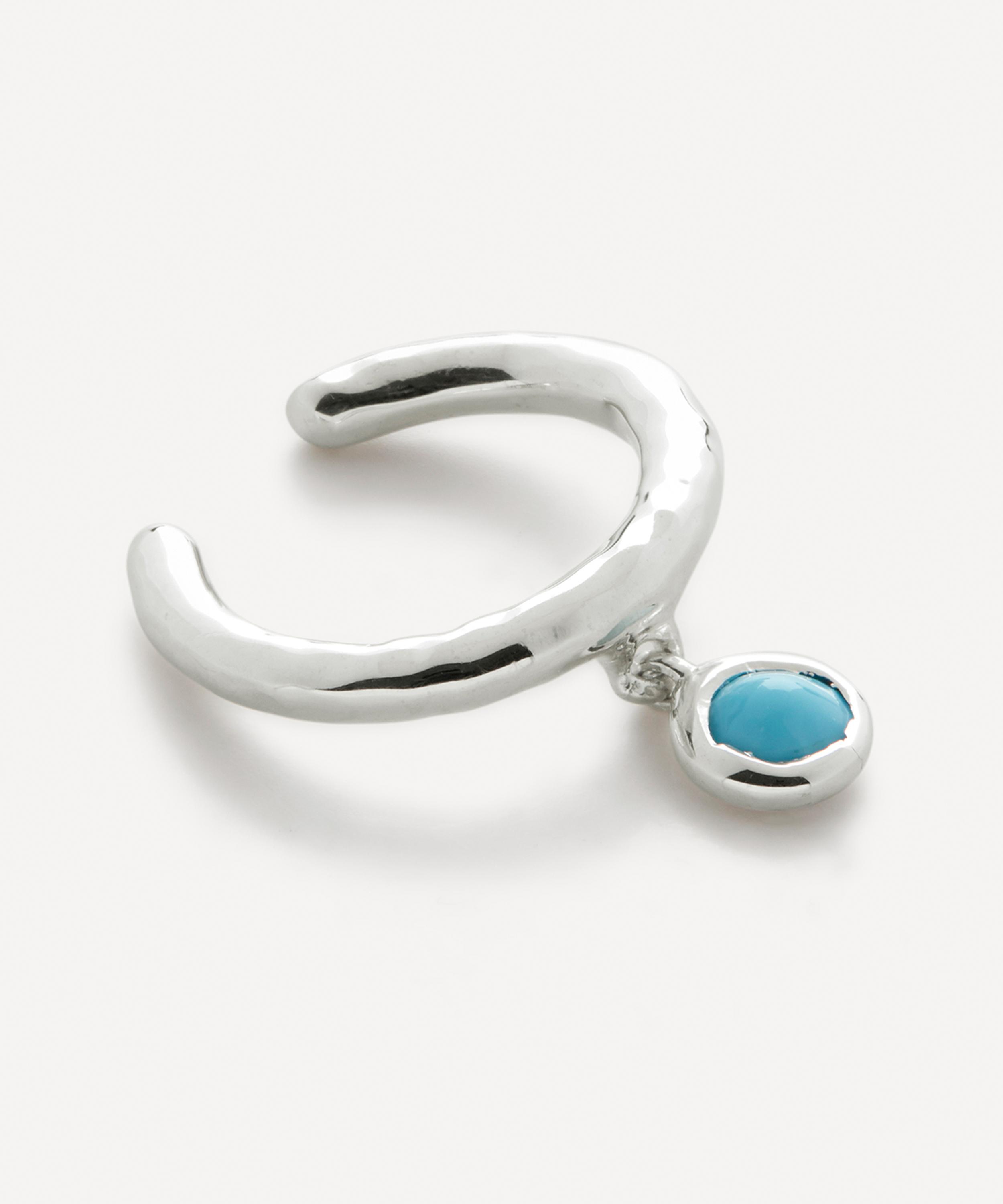 Monica Vinader - Sterling Silver Mini Gem Ear Cuff image number 0