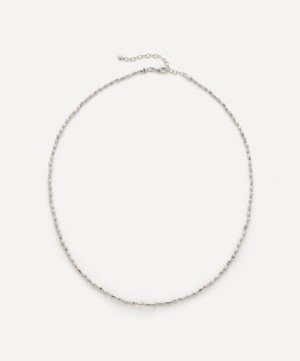 Monica Vinader - Sterling Silver 16-18" Mini Nugget Beaded Necklace image number 0
