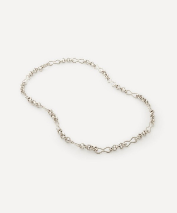 Monica Vinader - Sterling Silver Heritage Link Chain Necklace image number null