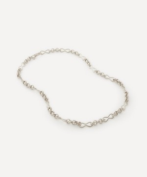 Monica Vinader - Sterling Silver Heritage Link Chain Necklace image number 0