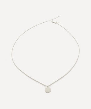 Monica Vinader - Sterling Silver Siren Petal Pendant Necklace image number 0