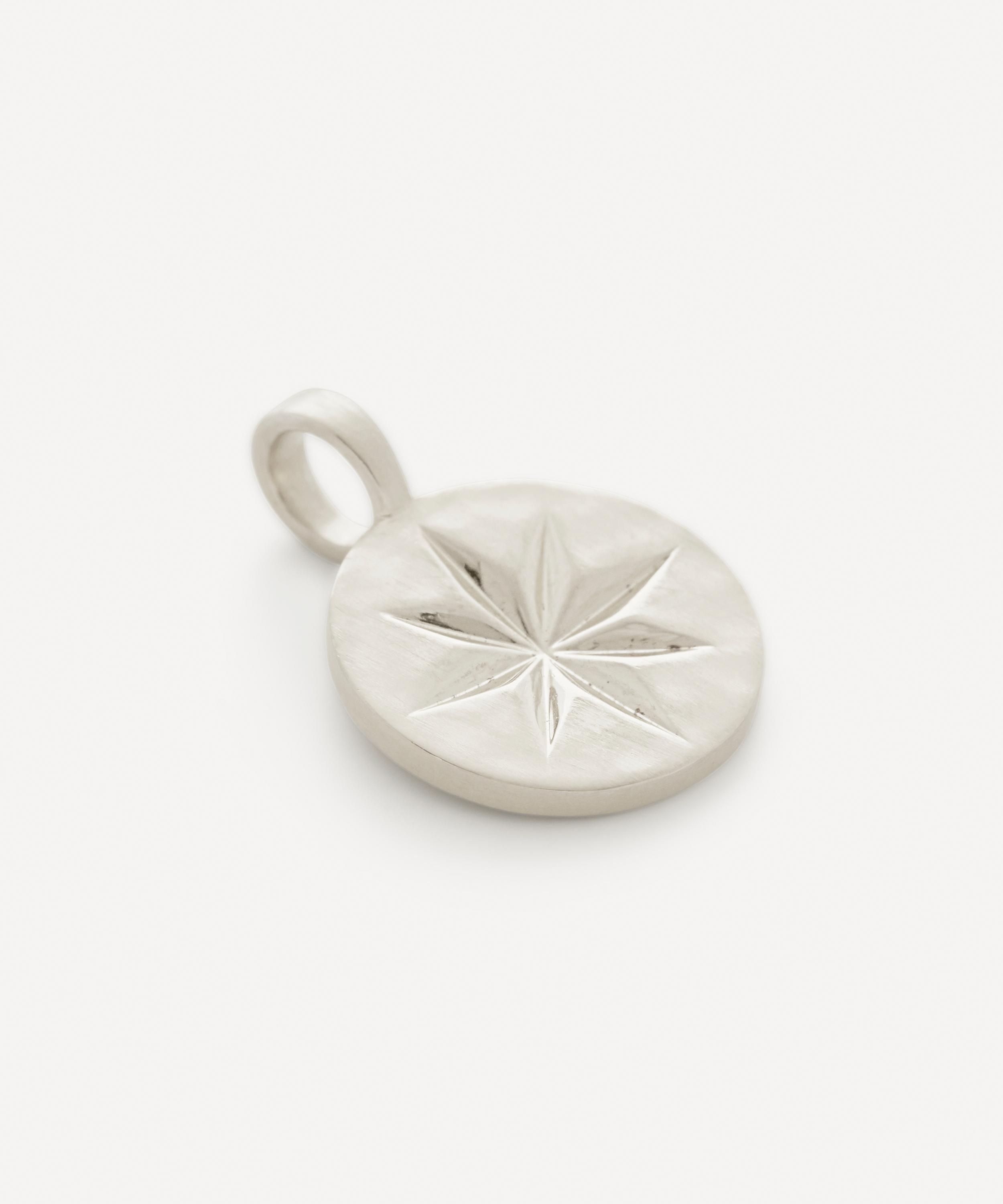 Monica Vinader - Sterling Silver Guiding Star Pendant Charm image number 0