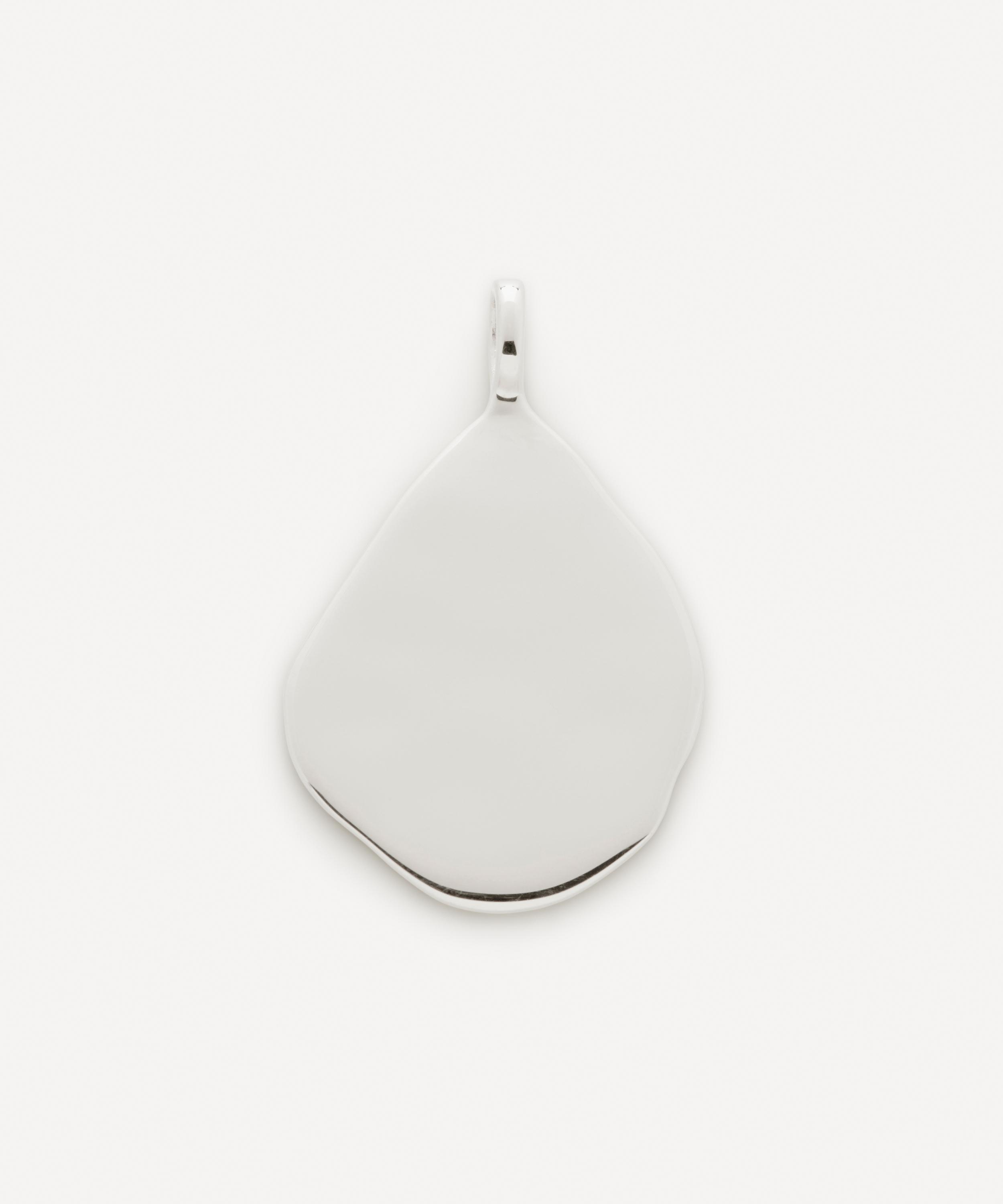 Monica Vinader - Sterling Silver Siren Teardrop Pendant Charm image number 0
