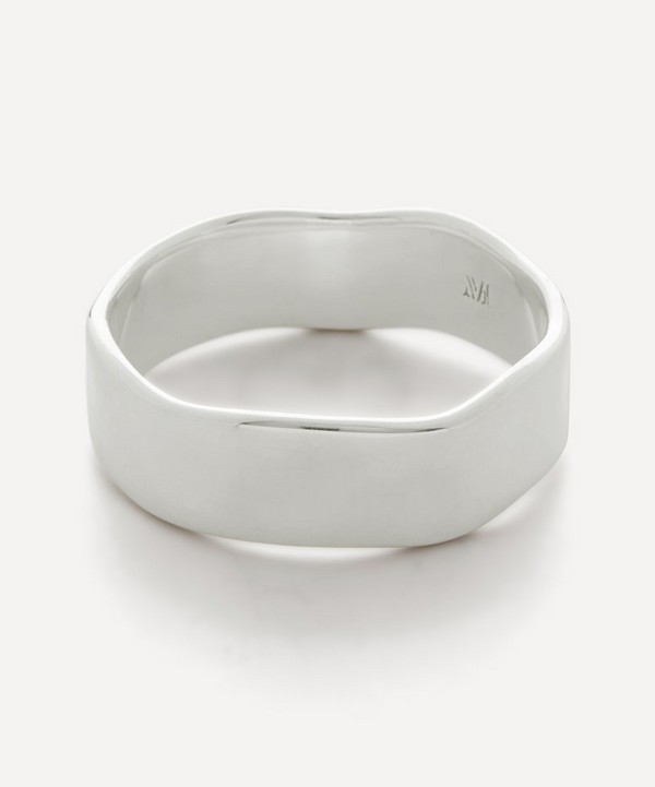 Monica Vinader - Sterling Silver Siren Muse Band Ring image number null