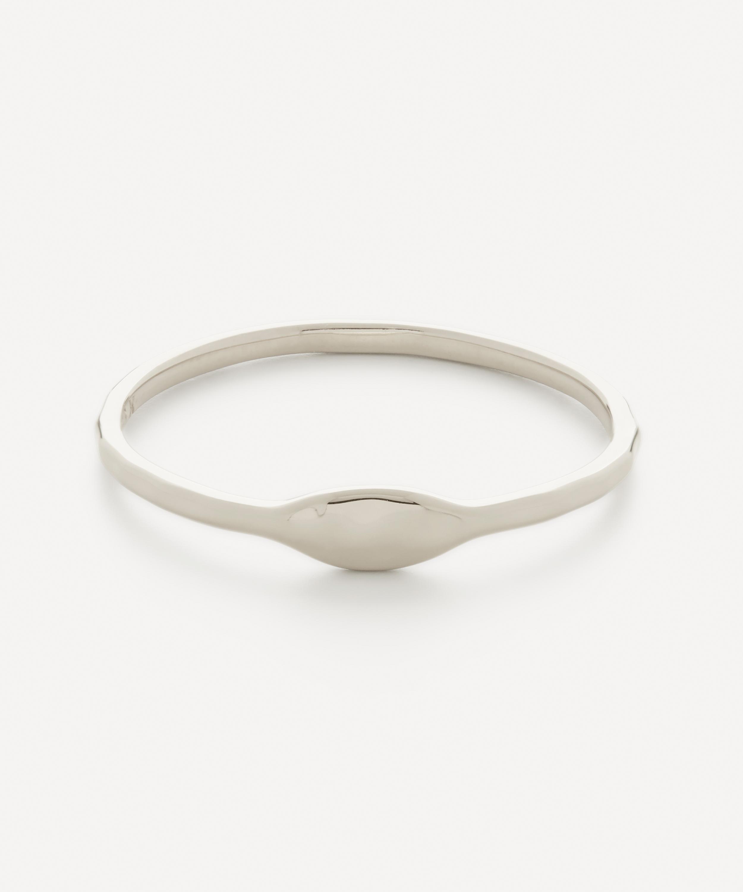 Monica Vinader - Sterling Silver Siren Muse Mini Band Ring image number 0