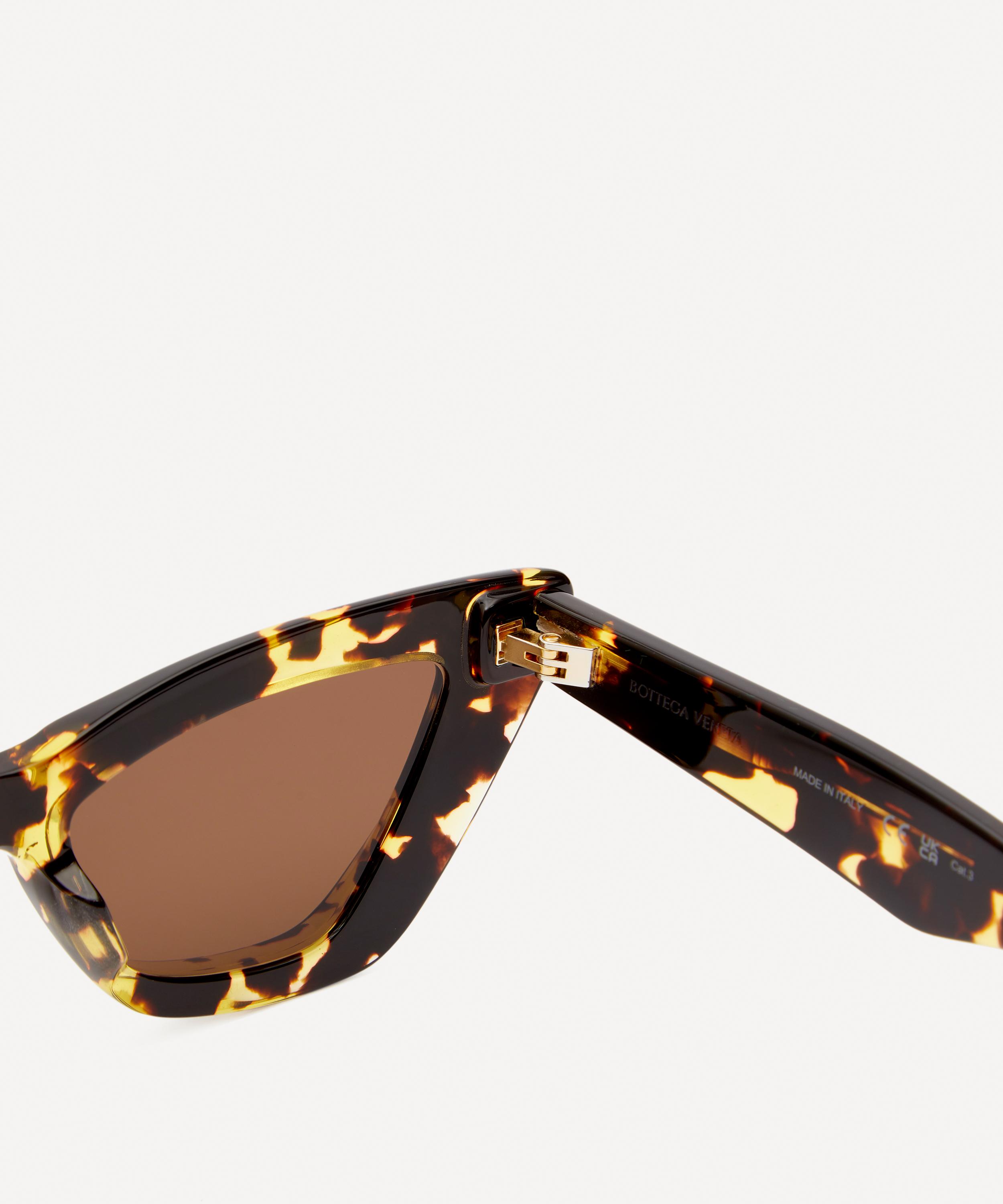 Bottega Veneta Cat-eye Acetate Sunglasses in Yellow