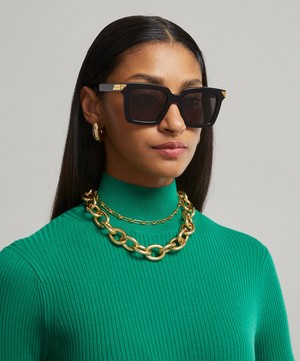 Bottega Veneta - Oversized Square Sunglasses image number 1