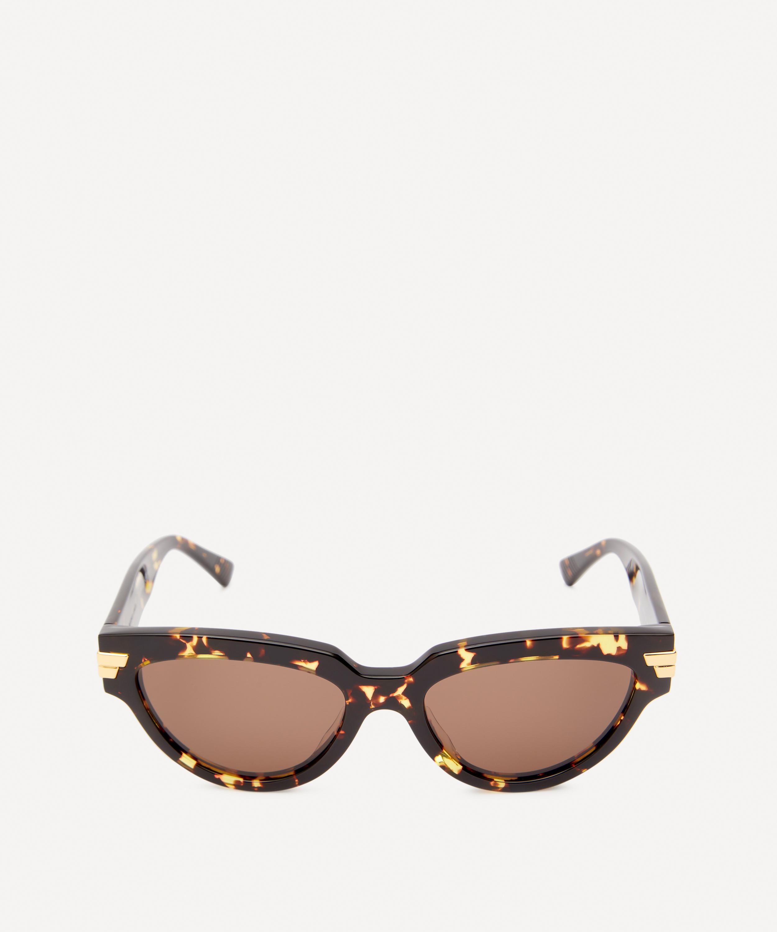 Original cat-eye acetate and gold-tone sunglasses