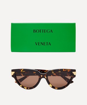 Bottega Veneta - Acetate Cat-Eye Sunglasses image number 4