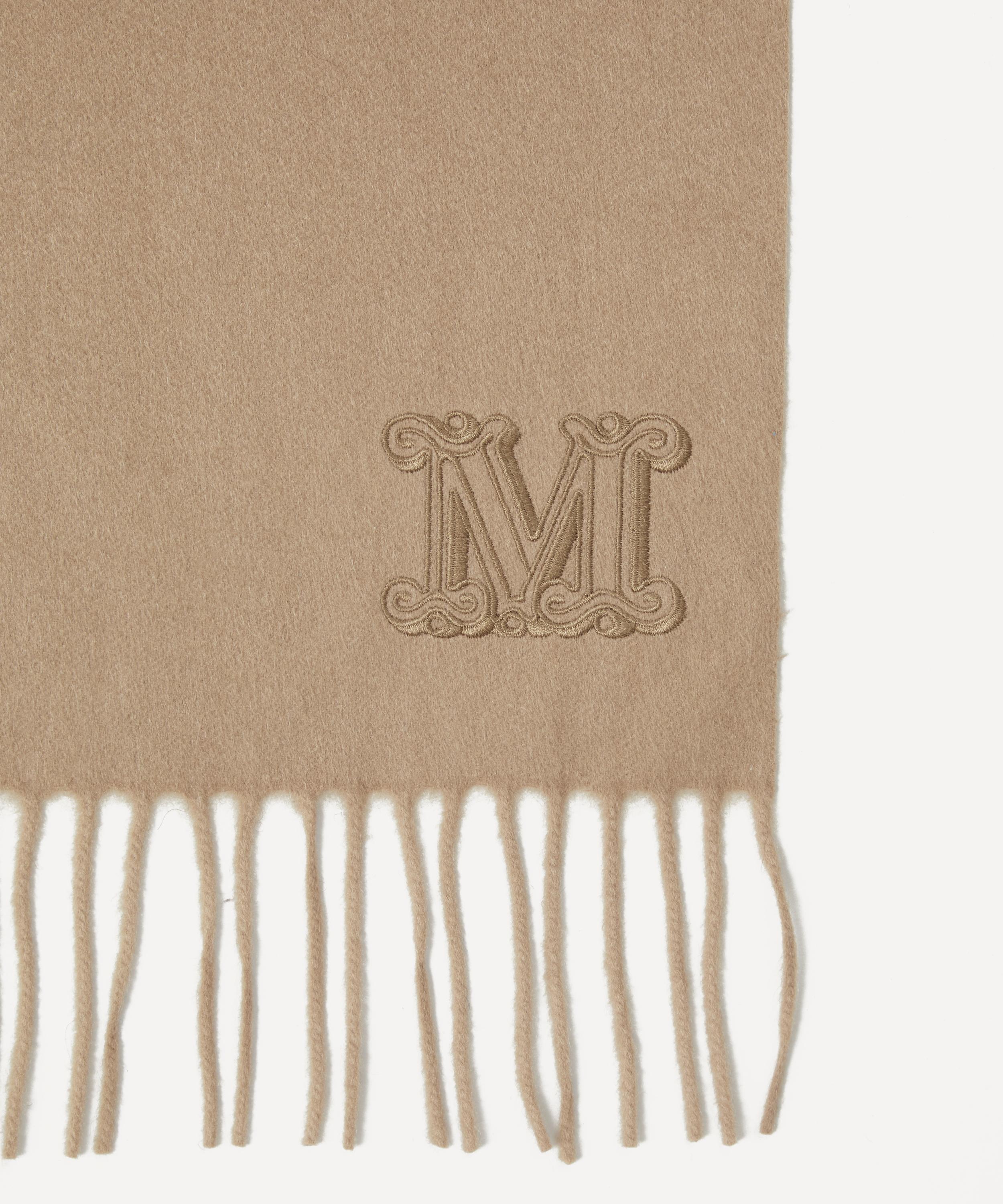 MaxMara - Monogram Cashmere Scarf image number 3