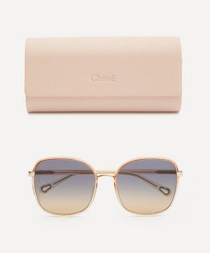 Chloé - Franky Butterfly Sunglasses image number 4