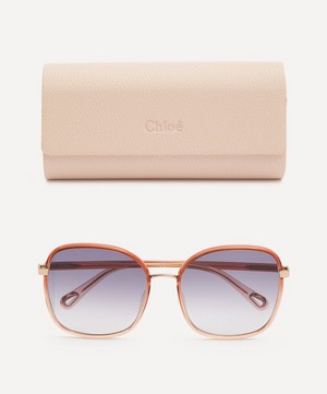 Chloé - Franky Butterfly Sunglasses image number 4