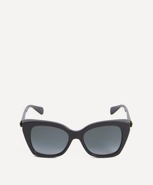 Gucci - Acetate Oversized Cat-Eye Sunglasses image number 0
