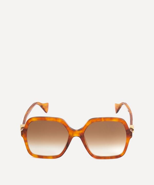 Gucci - Acetate Oversized Square Sunglasses image number null