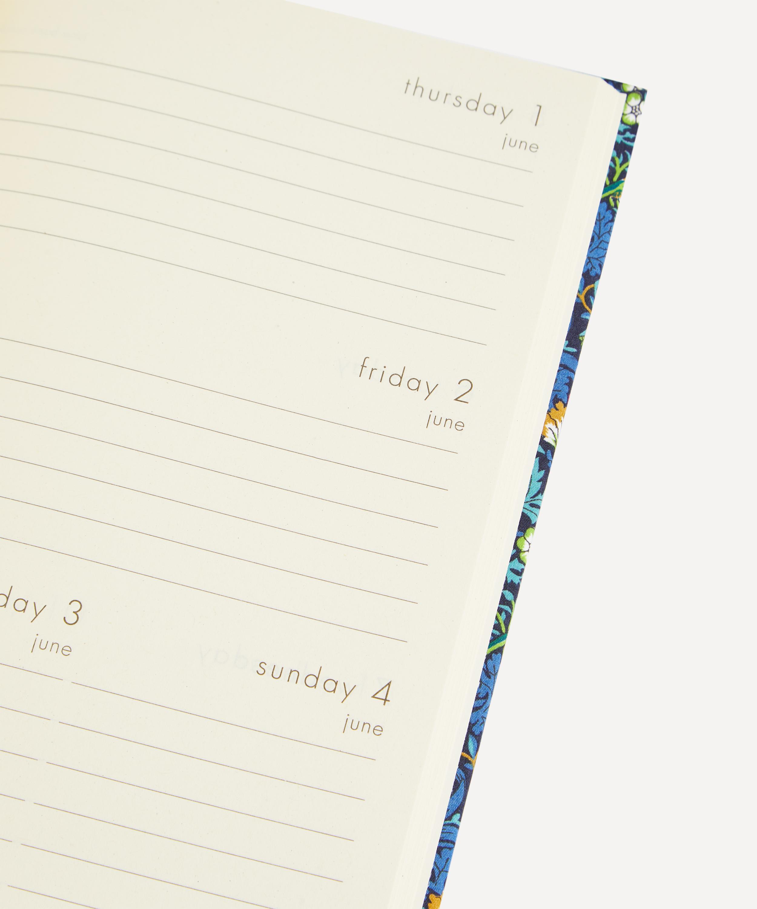 Liberty - Strawberry Thief Tana Lawn™ Cotton A5 Weekly Diary 2023 image number 3