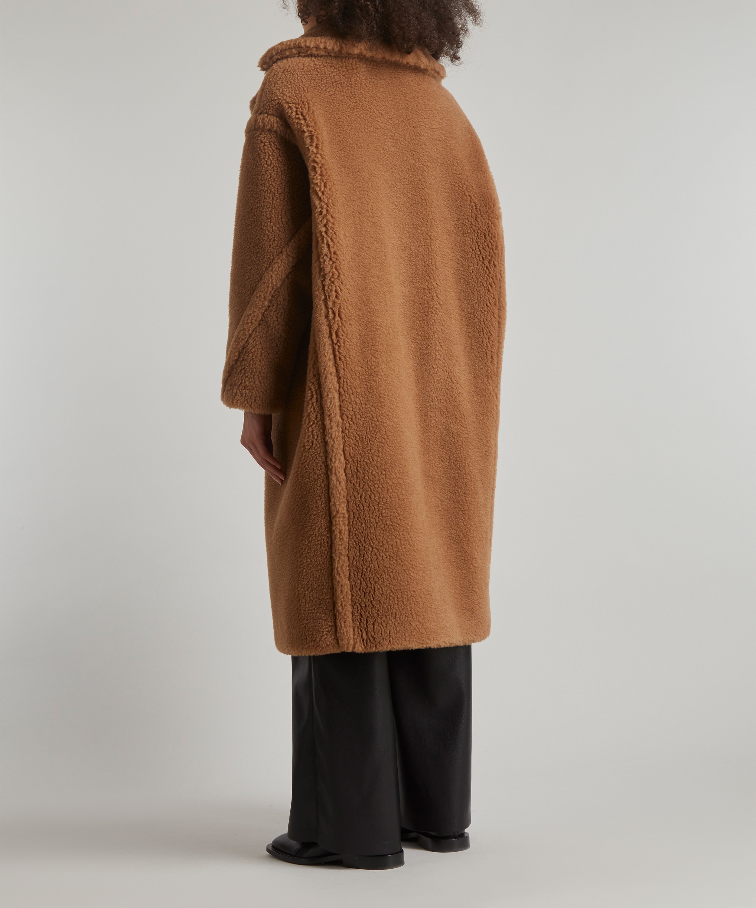 MAX MARA Teddy Bear Icon oversized camel hair and silk-blend coat