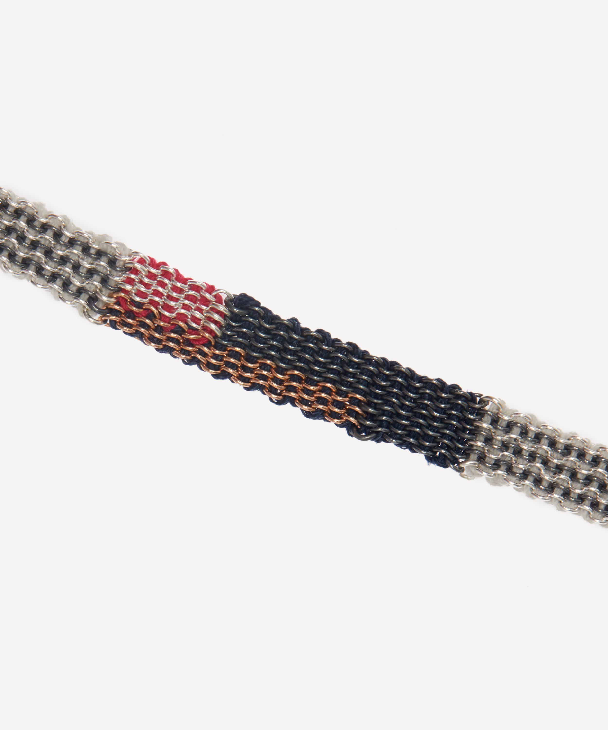 Stephanie Schneider - Rose Gold-Plated and Oxidised Silver Chain Bracelet image number 2