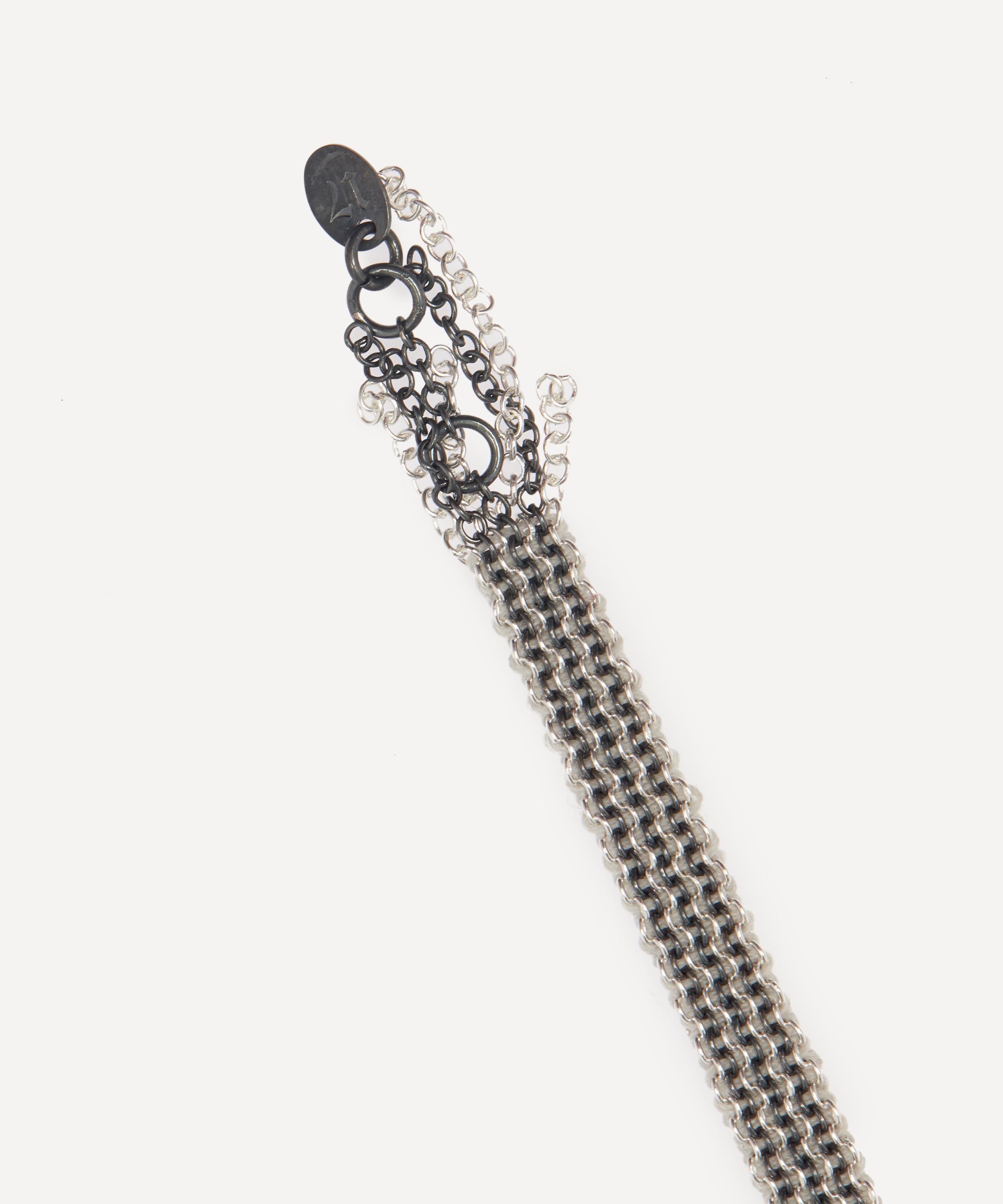 Stephanie Schneider - Rose Gold-Plated and Oxidised Silver Chain Bracelet image number 3