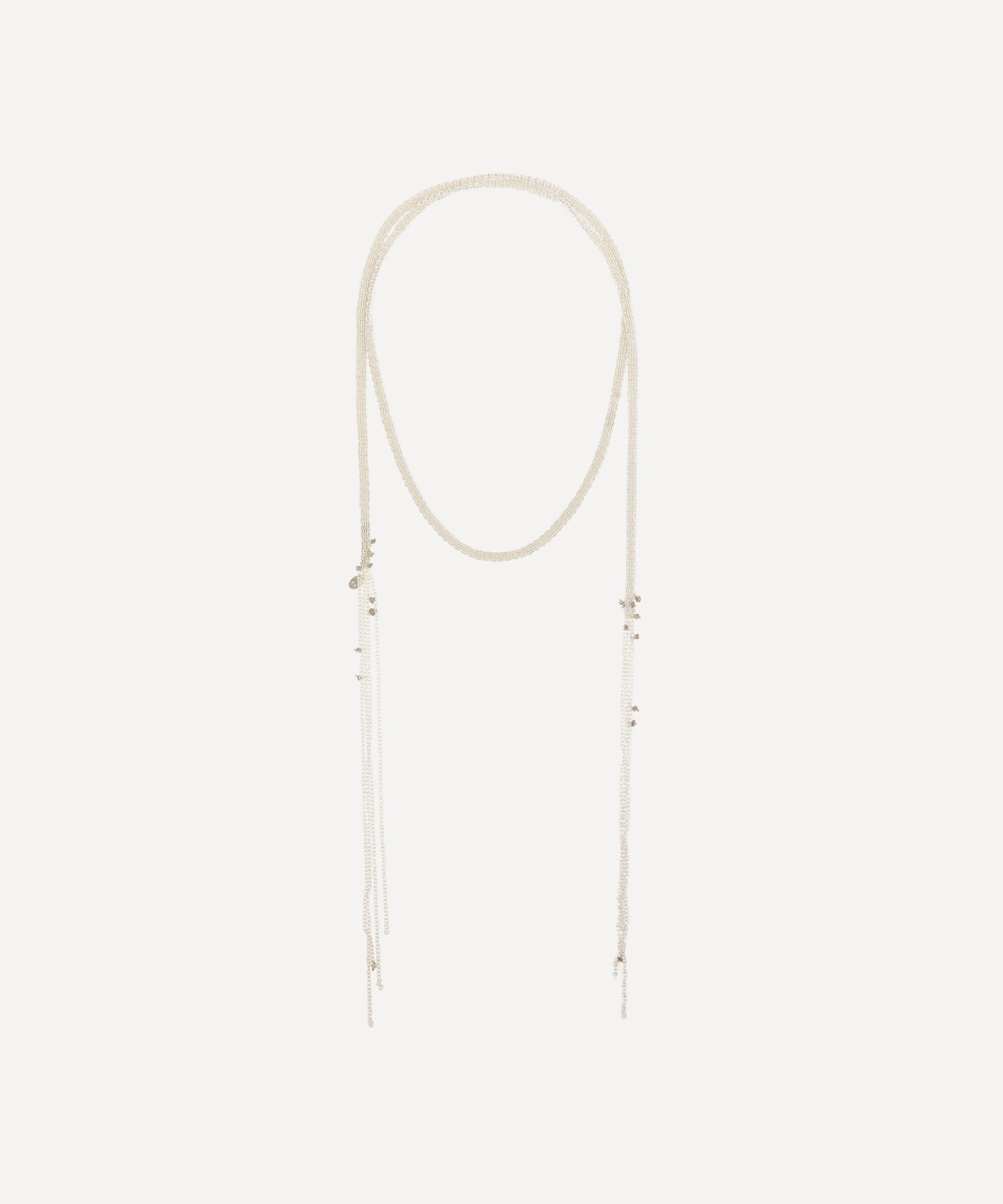 Stephanie Schneider - Sterling Silver Shawl Chain Necklace