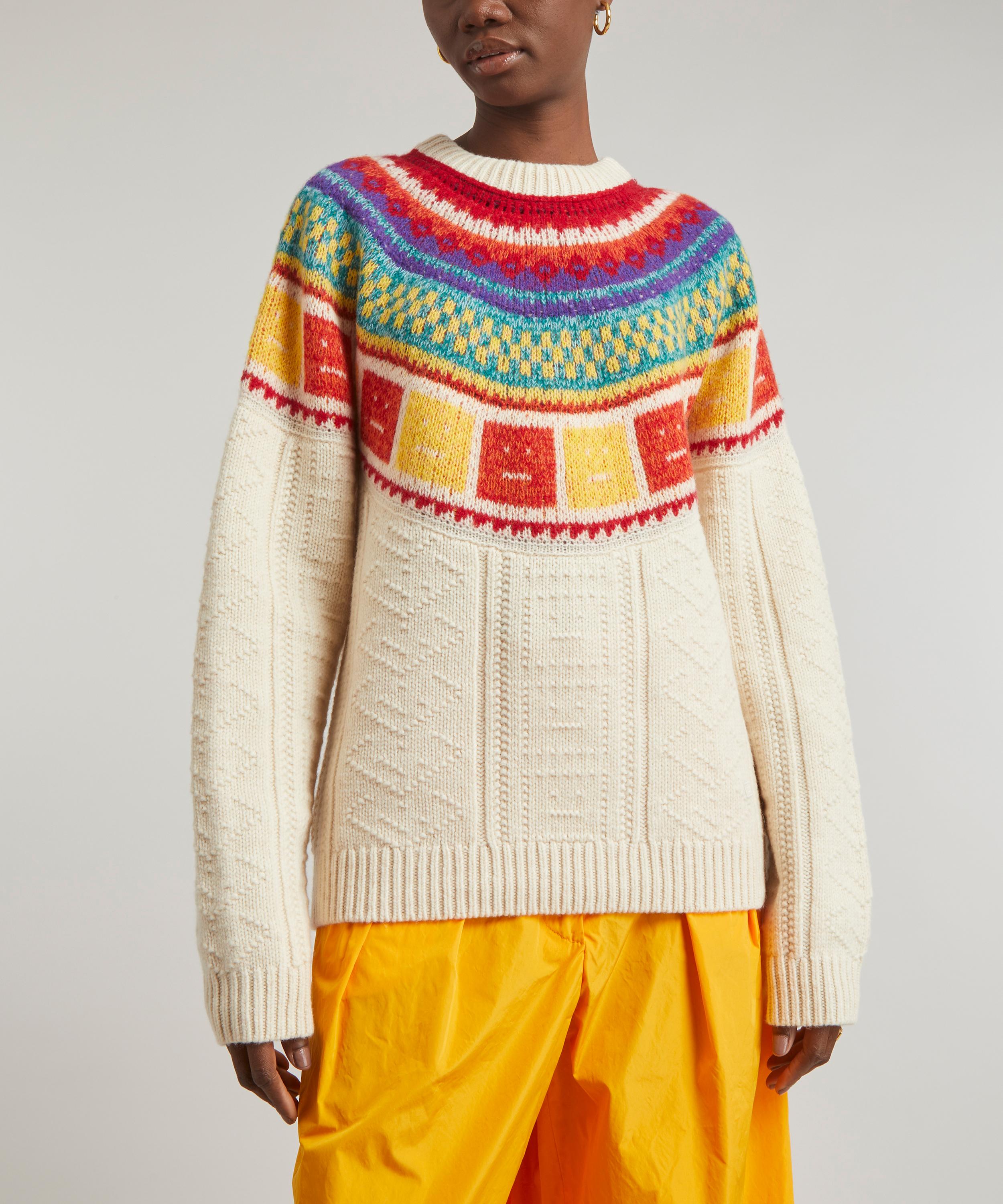 Rainbow knitwear best sale