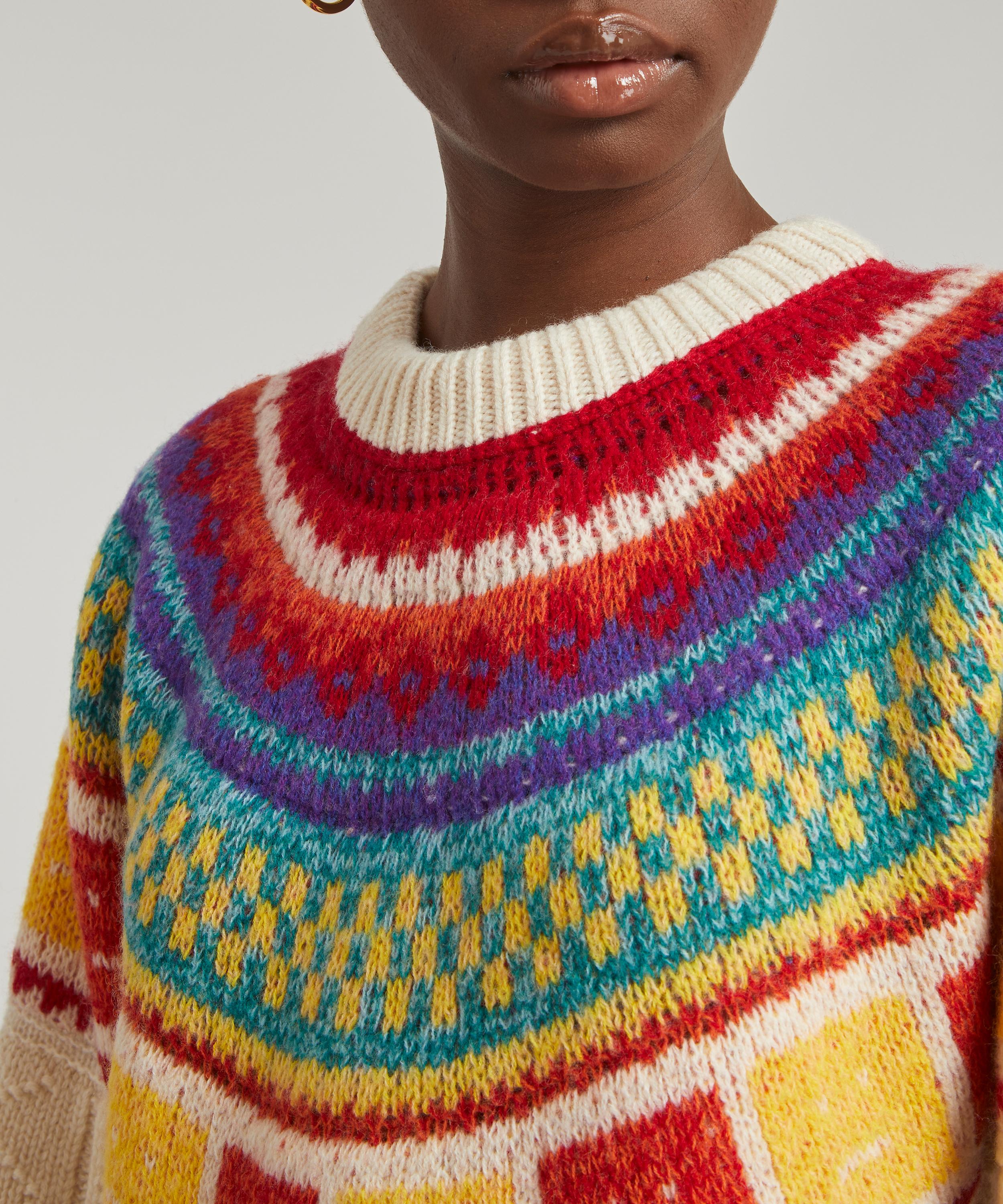 Joanie + Every Cloud Intarsia Knit Jumper