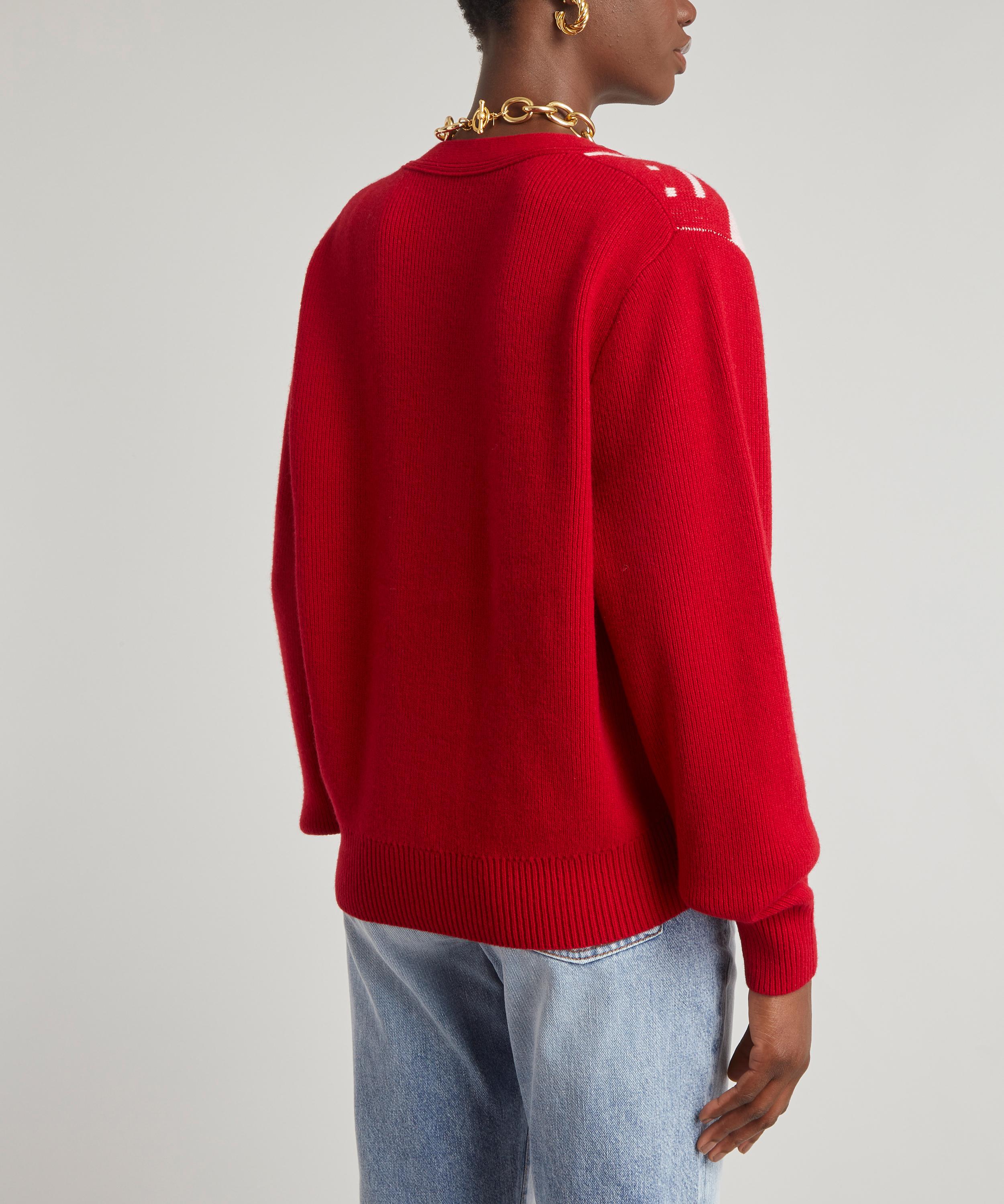 Acne Studios - Wool Check Cardigan image number 3
