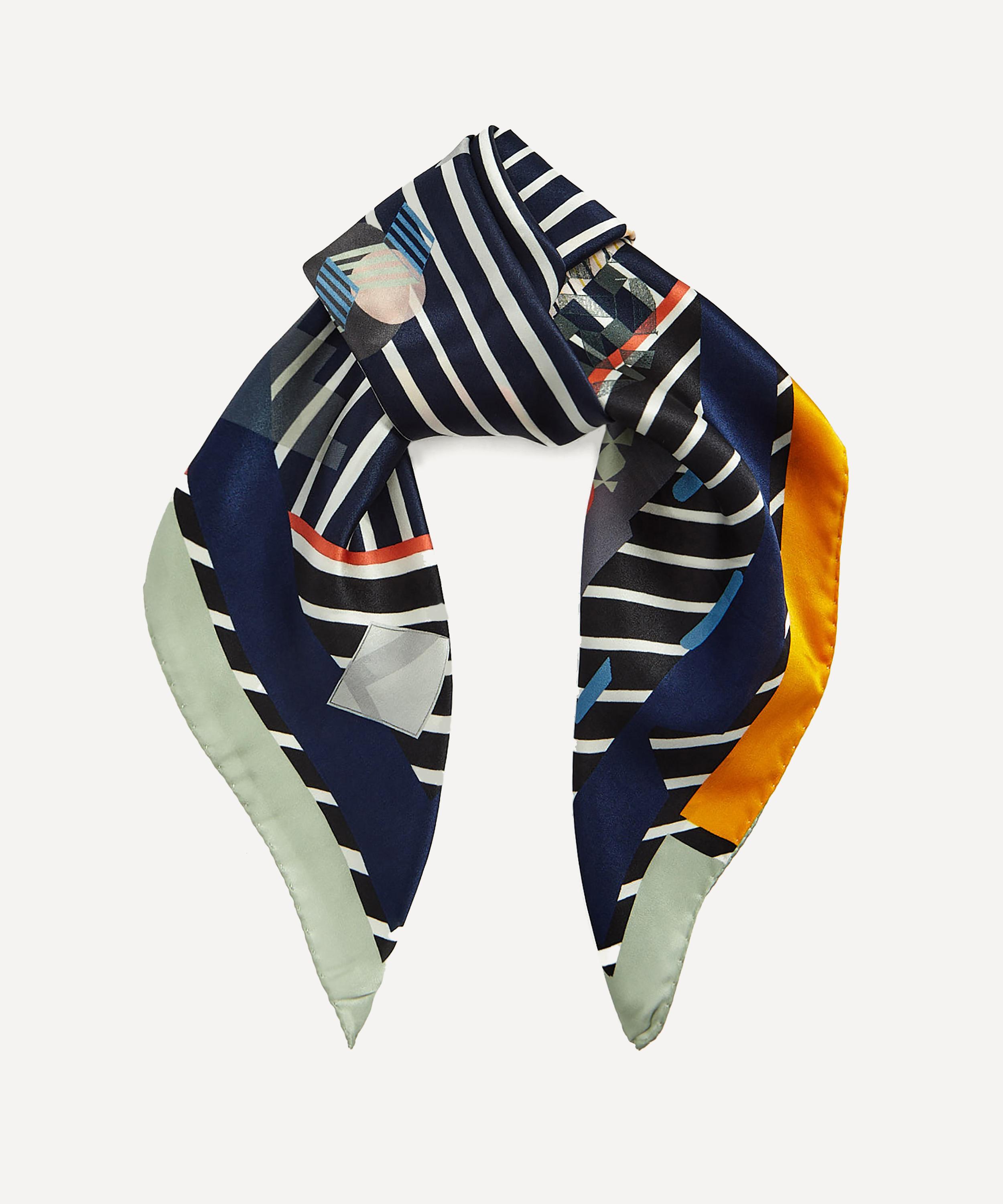 Heti's Colours - Zoe Silk Satin Foulard Scarf image number 0