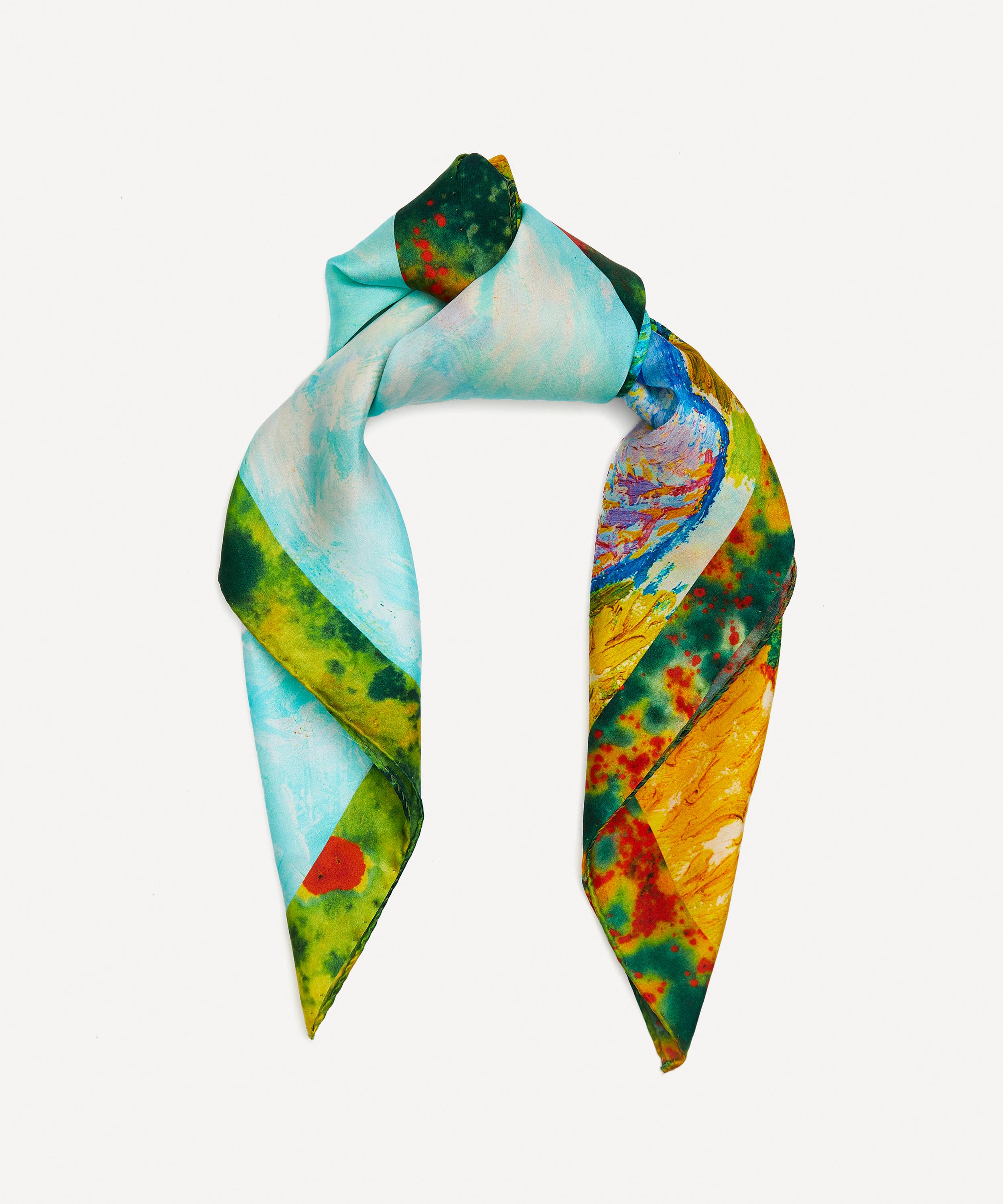 Weston - Van Gogh Farmhouse In Provence Silk Scarf image number 0