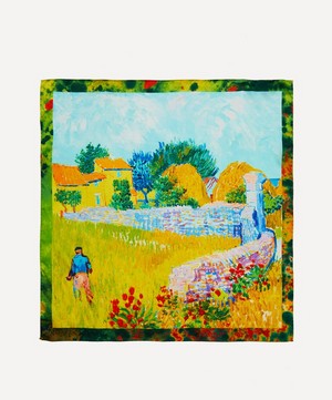 Weston - Van Gogh Farmhouse In Provence Silk Scarf image number 1