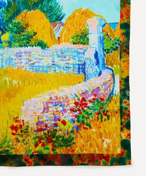 Weston - Van Gogh Farmhouse In Provence Silk Scarf image number 2