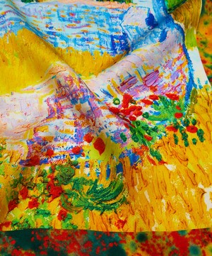 Weston - Van Gogh Farmhouse In Provence Silk Scarf image number 3