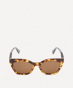 Stella McCartney - Falabella Chain Embellished Cat-Eye Sunglasses image number 0