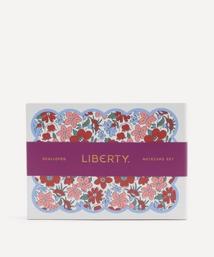 Liberty - Scalloped Shaped Notecards Set of 8 image number 0