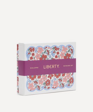 Liberty - Scalloped Shaped Notecards Set of 8 image number 1