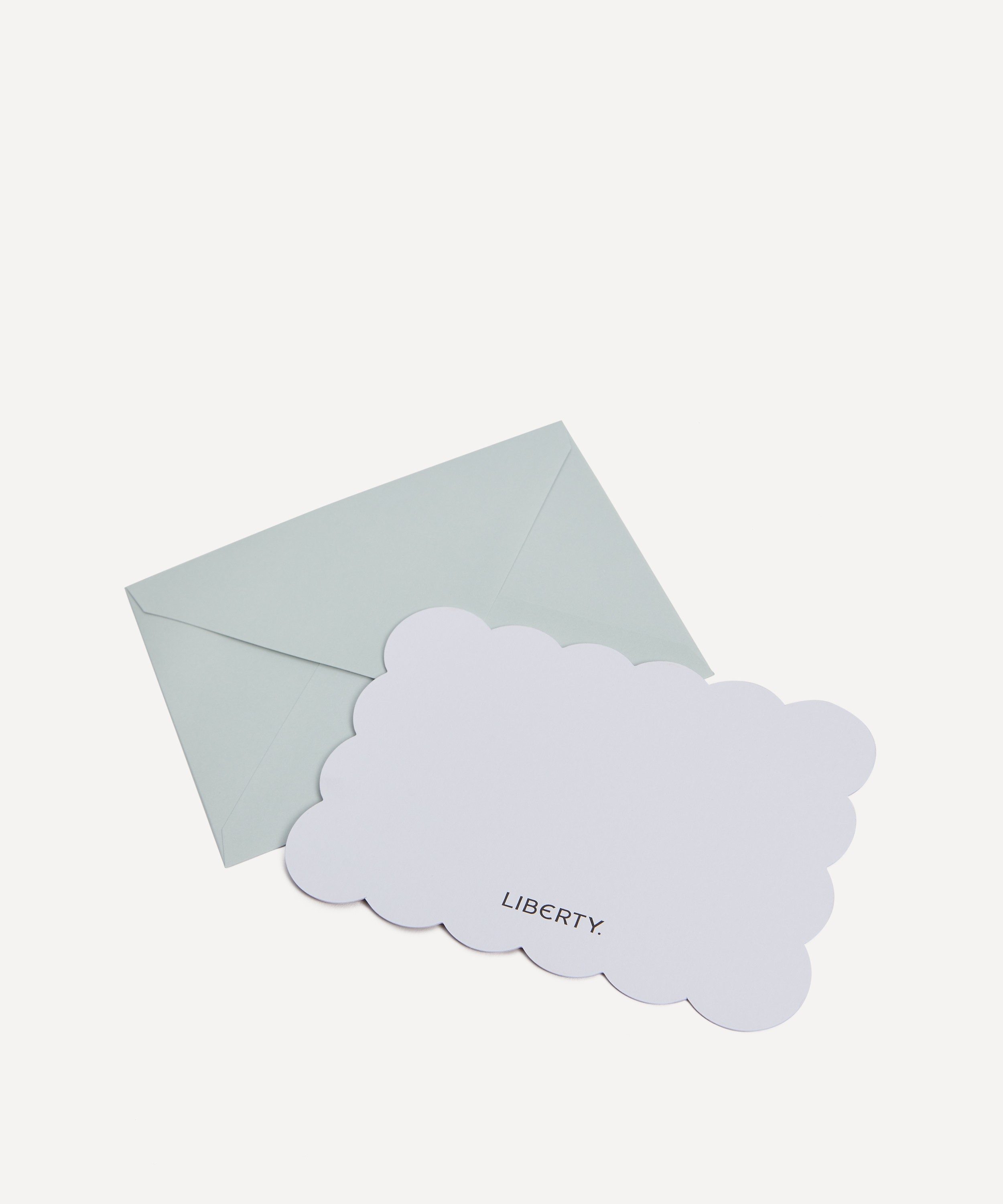 Liberty - Scalloped Shaped Notecards Set of 8 image number 2