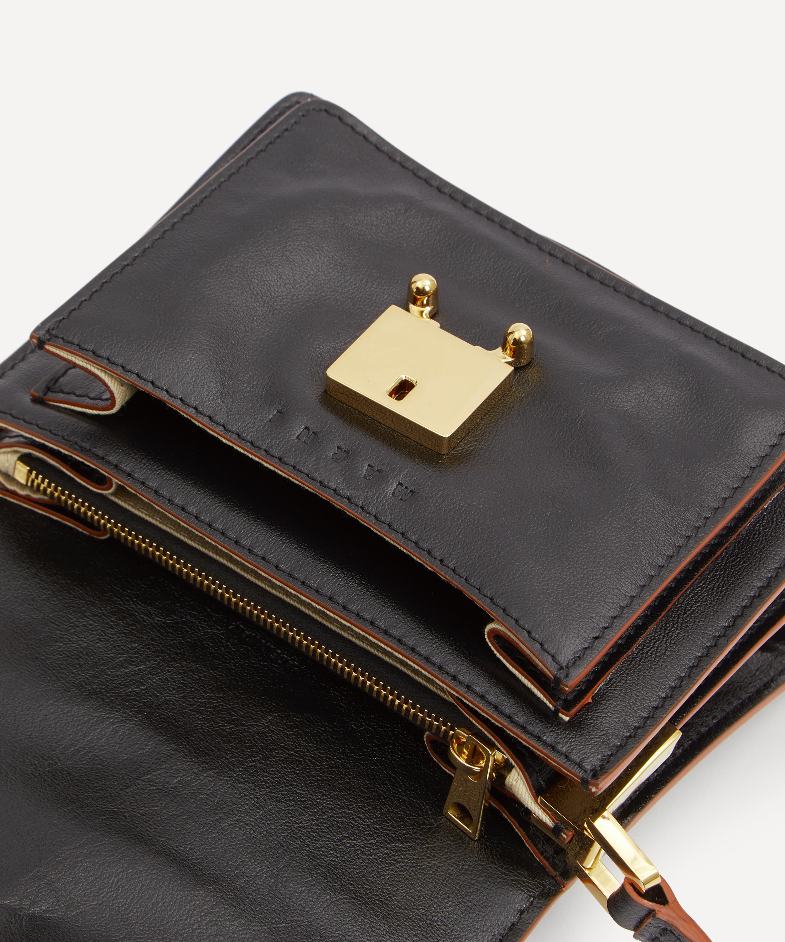 Trunk Soft Mini Bag in black leather