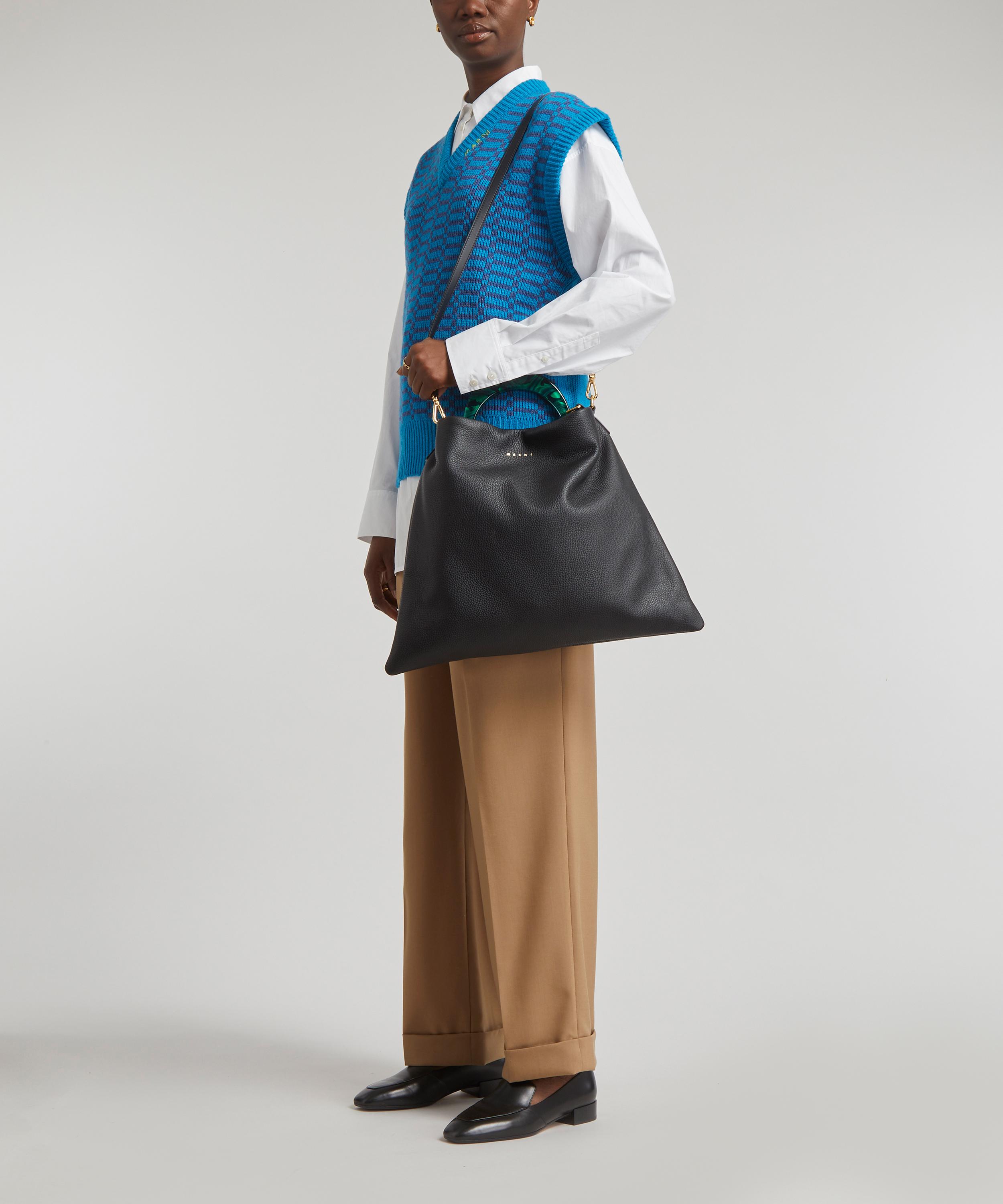 Marni - Hobo Medium Leather Bag image number 1