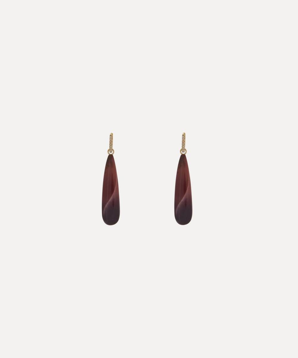 Andrea Fohrman - 14ct Gold Mookaite Jasper Briolette And Opal Drop Earrings