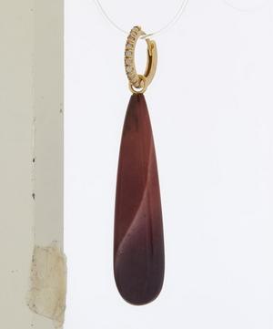 Andrea Fohrman - 14ct Gold Mookaite Jasper Briolette And Opal Drop Earrings image number 2