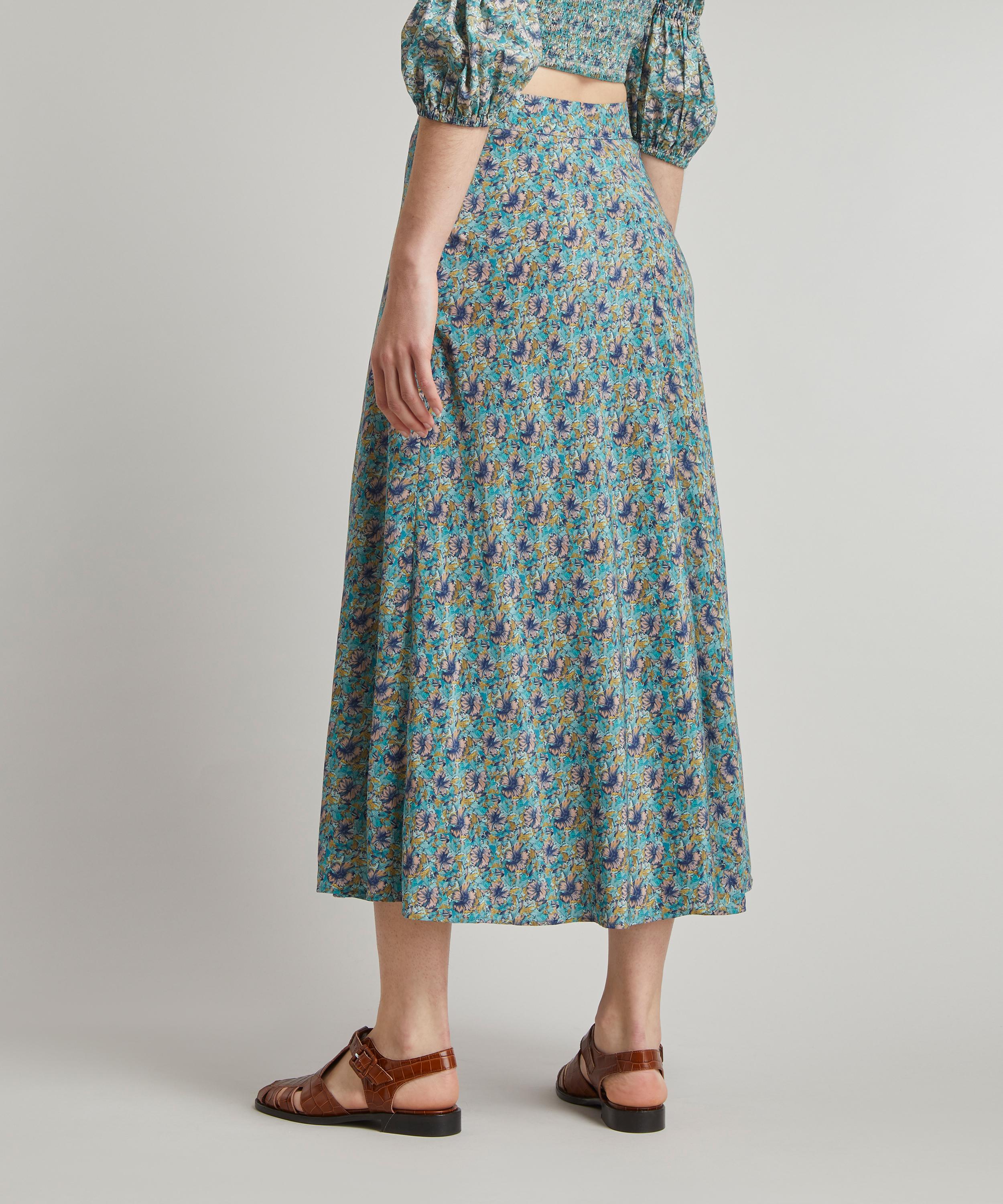 Sportscraft - Collage Field Liberty Print Skirt image number 3