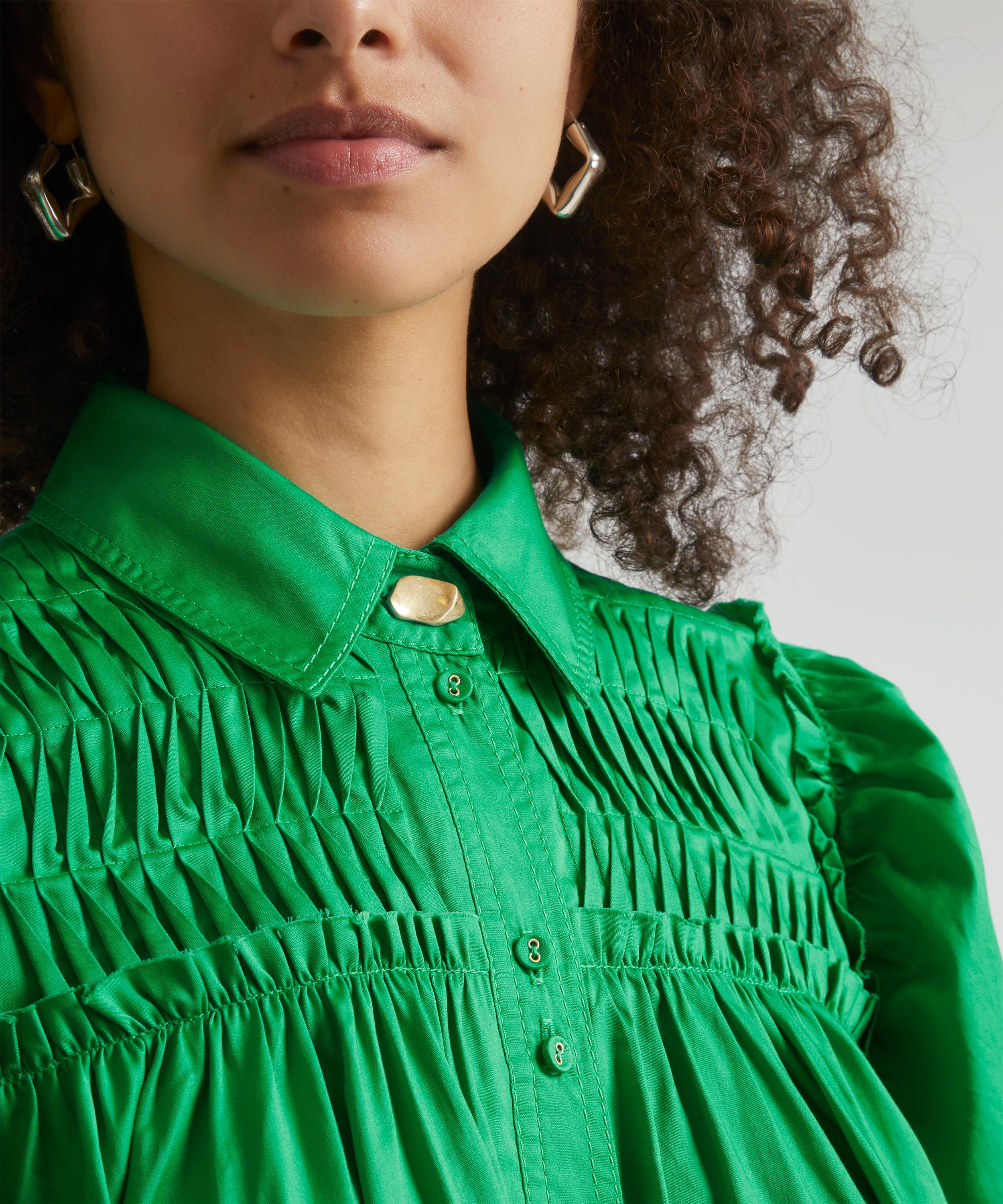 Aje - Tidal Tucked Smock Mini-Dress image number 4