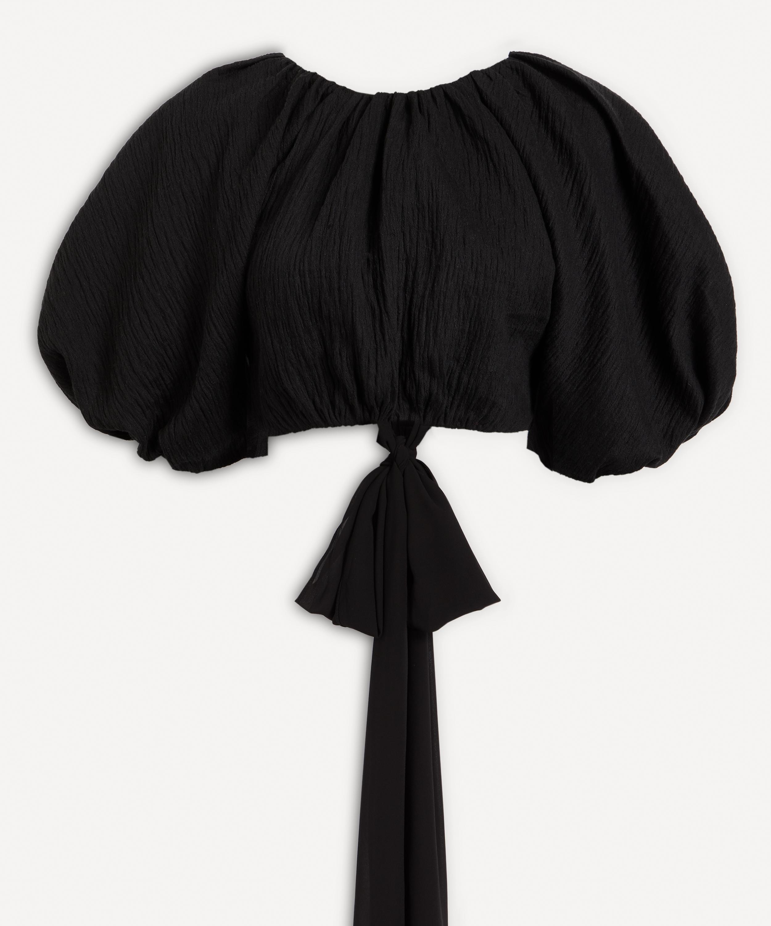 Admiration Lace-Up Cropped Top